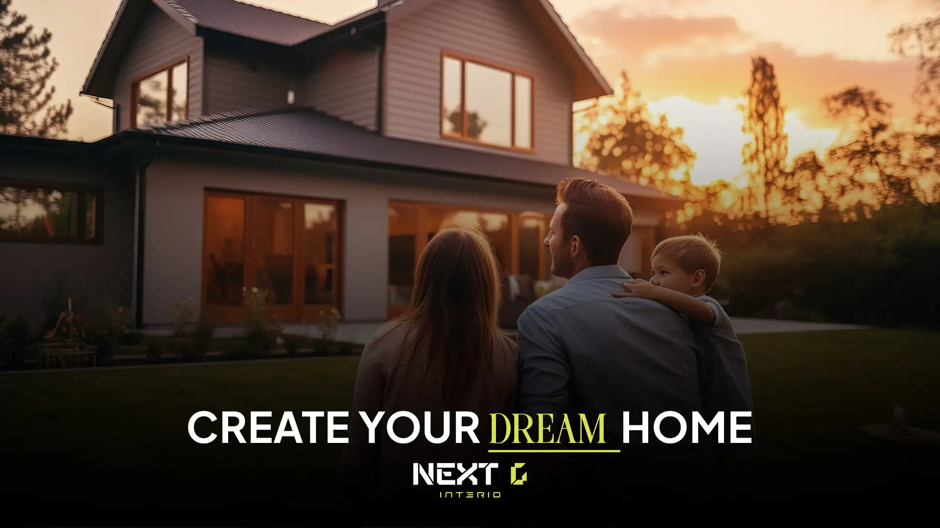 Beautiful modern home interior designed by NextGInterio, showcasing stylish and functional design elements for a dream home.