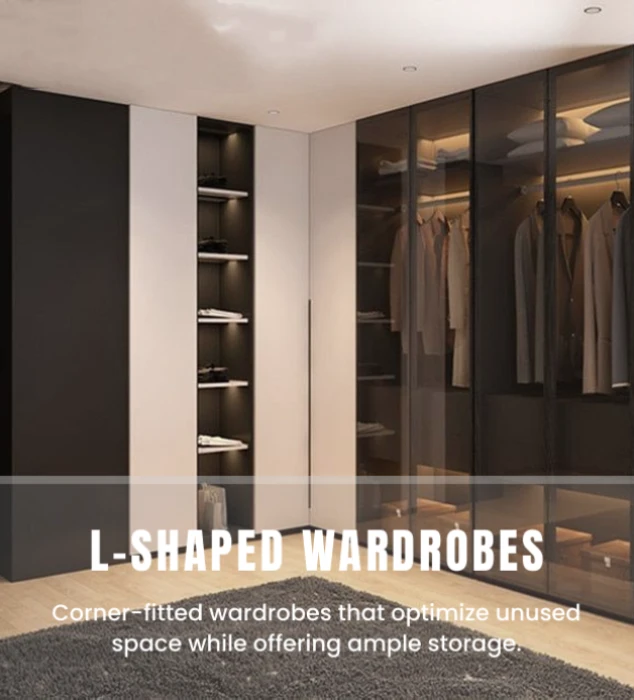 L-SHAPED WARDROBES