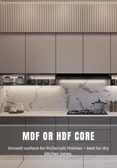 MDF OR HDF CORE